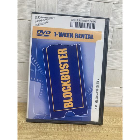 4 Blockbuster Video Rental DVD Cases w/Van Helsing Open Range 5th Element… - Picture 5 of 12